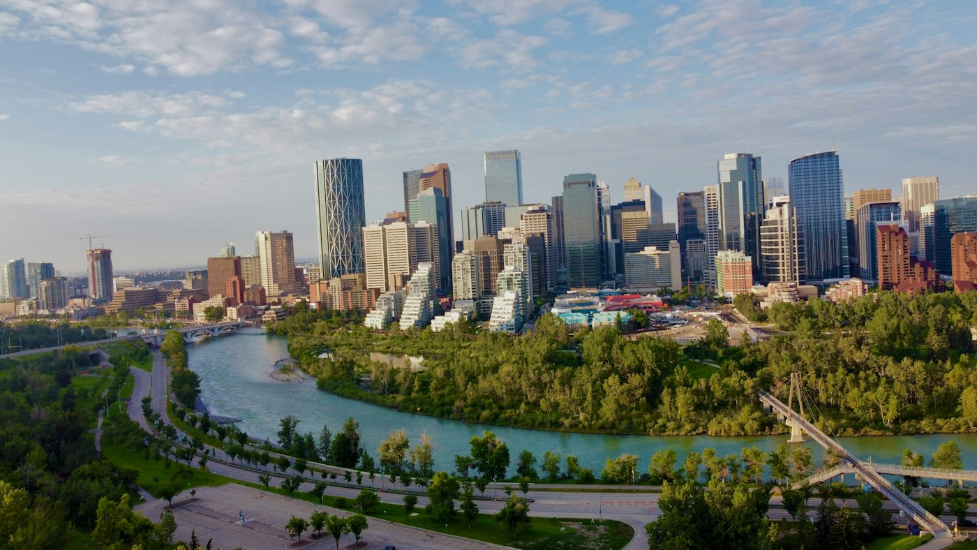 Downtown Calgary and the Bow River